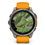 ⁦שעון ספורט fēnix® 8 – 47mm AMOLED Sapphire TITANIUM⁩ – תמונה ⁦2⁩