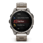 ⁦שעון ספורט fēnix® 8 – 47mm AMOLED Sapphire TITANIUM⁩ – תמונה ⁦2⁩