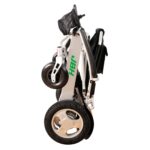 ⁦כסא גלגלים חשמלי מתקפל עם גב ורגלית מתכוננים, 2 סוללות ליתיום 6AH מאושרי טיסה ועד 180 ק"ג נשיאה | דגם D26 של המותג JBH⁩ – תמונה ⁦3⁩