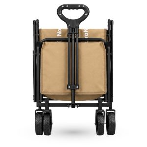 CamperLite Wagon עגלת קמפינג קלה ומתקפלת במשקל 5.3 ק״ג, לנשיאת עד 80 ק״ג. מתאימה לפיקניק, לקניות ולקמפינג מוסדר, עם שלדת פלדה ואחריות 3 שנים.
